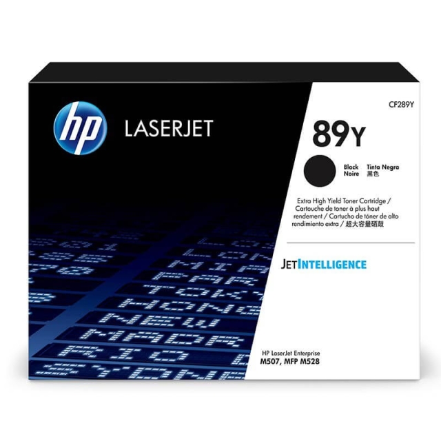 HP Toner CF289Y 89Y Musta