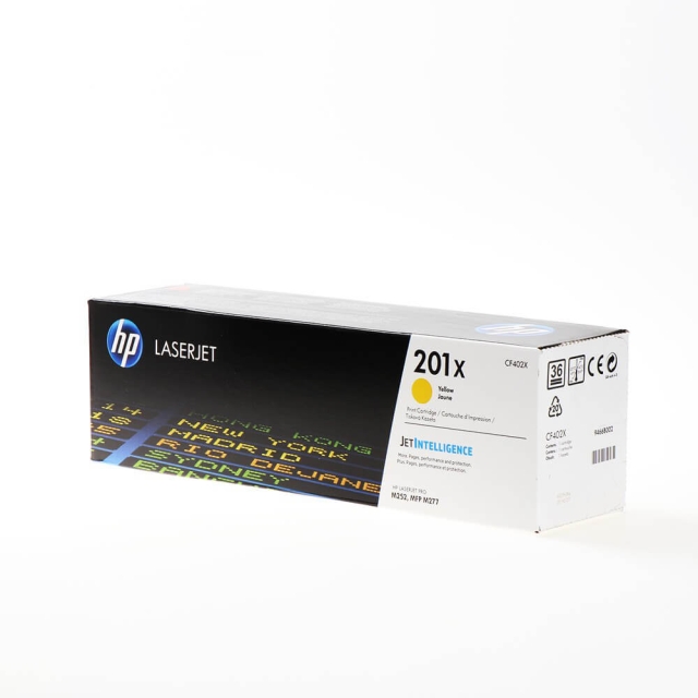 HP Toner CF402X 201X Keltainen