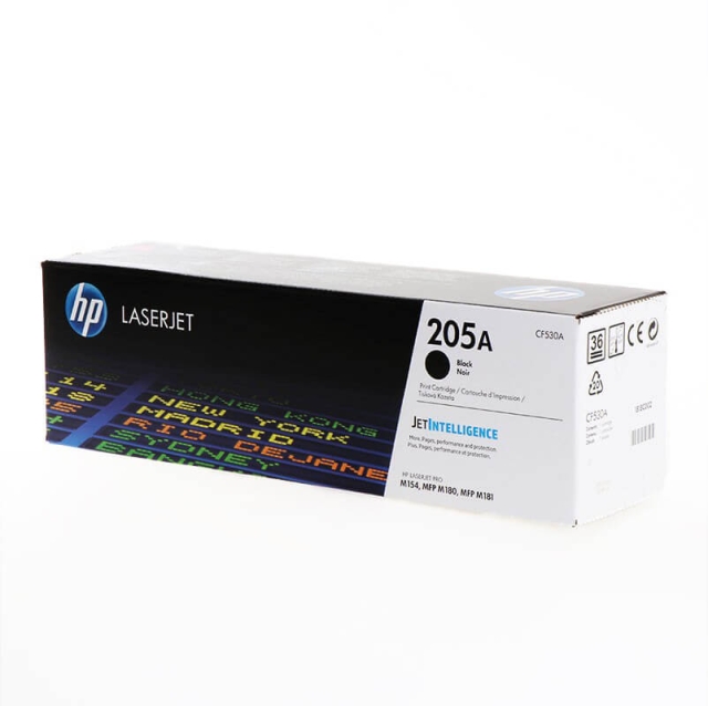 HP Toner CF530A 205A Musta