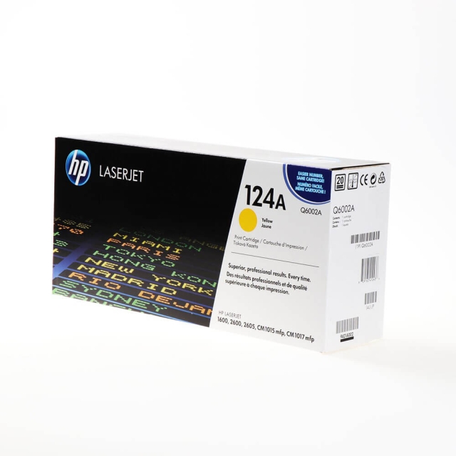 HP Toner Q6002A 124A Keltainen