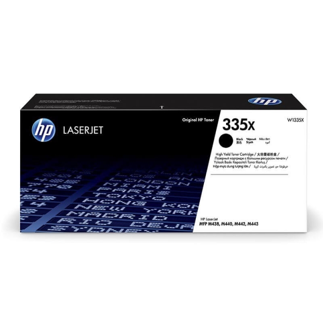 HP Toner W1335X 335X Musta