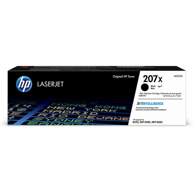 HP Toner W2210X 207X Musta