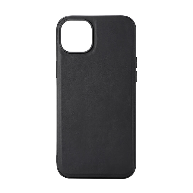 Buffalo Backcover Leather MagSeries iPhone 15 Plus Black
