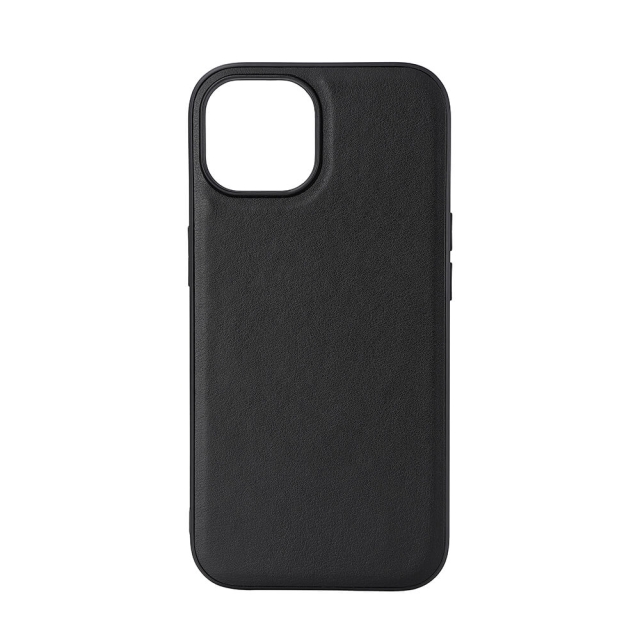 Buffalo Back cover PU MagSeries iPhone 15 Black