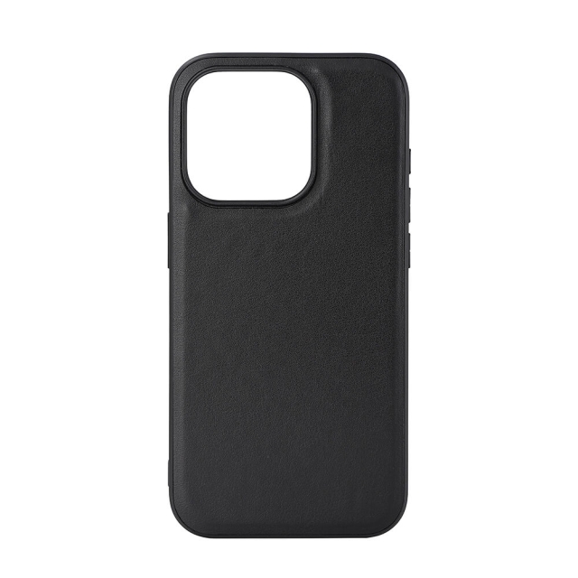 Buffalo Back cover PU MagSeries iPhone 15 Pro Black