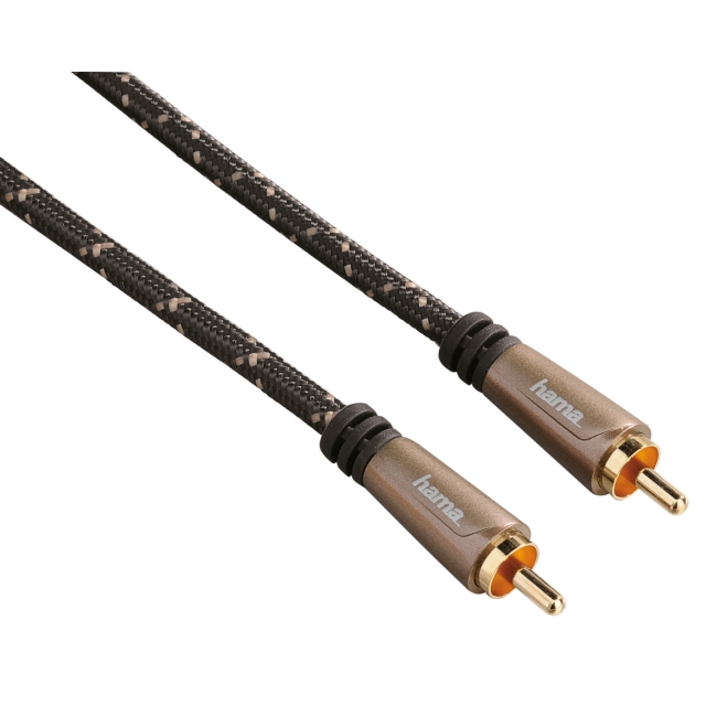 Hama Johto Audio Digital RCA 3m Kulta/Musta