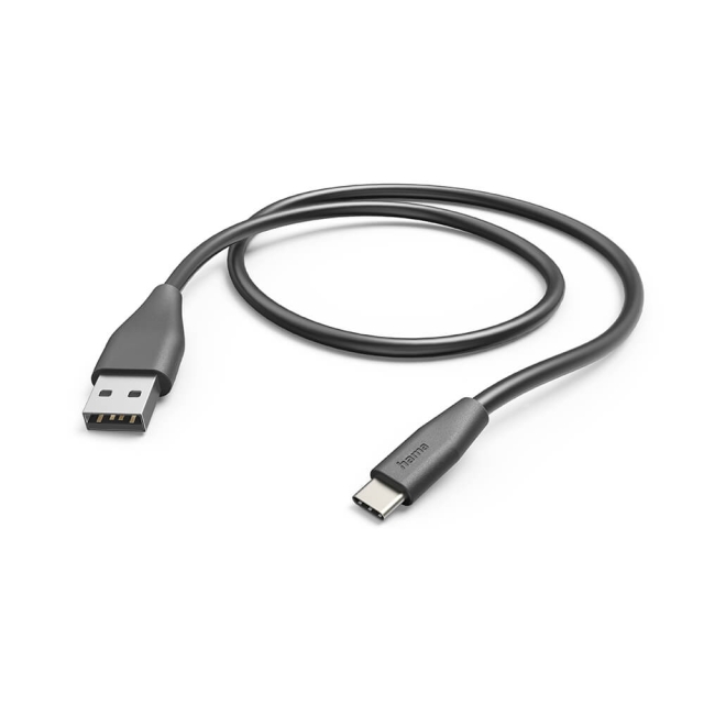 HAMA Charging Cable USB-A to USB-C Black 1.5m