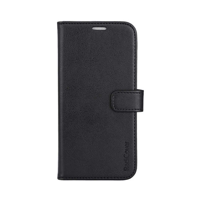 RADICOVER Flipcov Anti Radiation RFID 3 card MagS iPhone 15 Plus Black PU