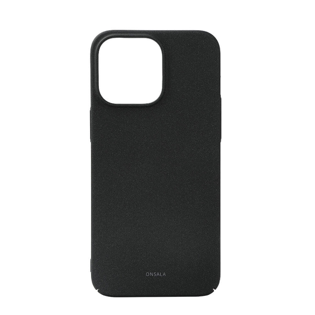 ONSALA Backcover Thin Sand Burst iPhone 15 Pro Max Black
