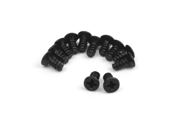 BLACKZON Countersunk Self Tapping Screws 6x6mm (12pcs)
