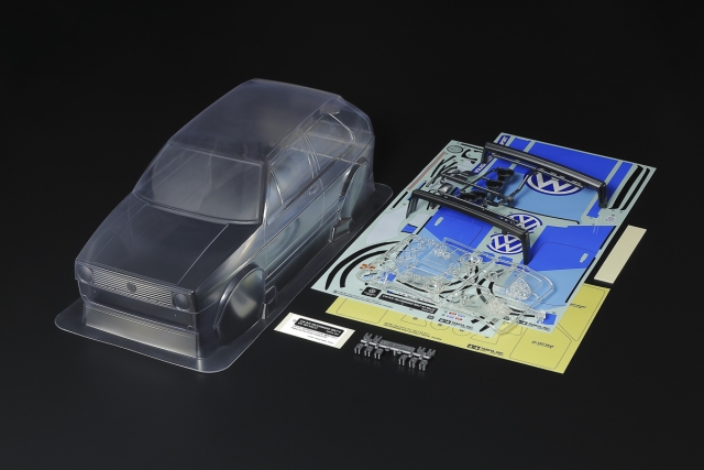 TAMIYA 1/10 Scale R/C Volkswagen Golf Rally Body Parts Se