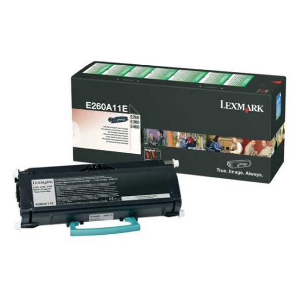 Lexmark Toner E260A11E Musta Return