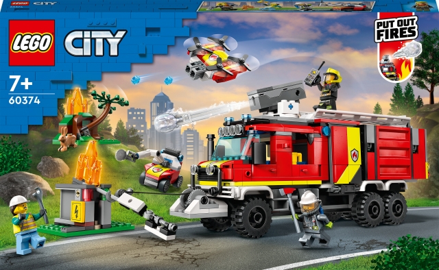 LEGO City Fire 60374 - Paloesimiehen paloauto