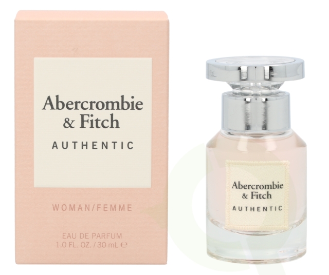 Abercrombie & Fitch Authentic Women Edp Spray carton @ 1 bottle x 30 ml