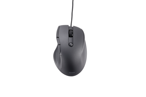 Deltaco Silent Wired Office mouse 5 buttons, 600-1200 DPI, black