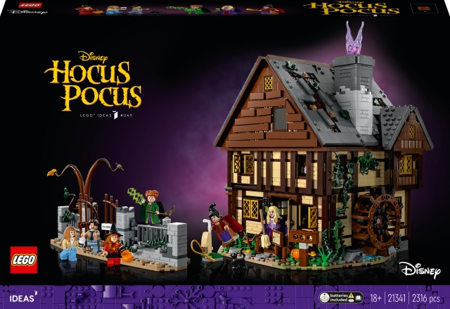 LEGO Ideas 21341 - Disneyn Hocus Pocus: Sandersonin sisarusten mökki