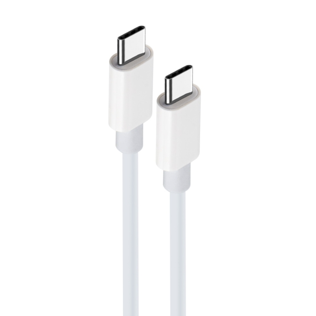 Maxlife MXUC-05 Latauskaapeli USB-C - USB-C 2.0 m 100W, valkoinen