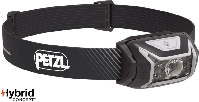 Petzl Actik Core -otsalamppu, harmaa
