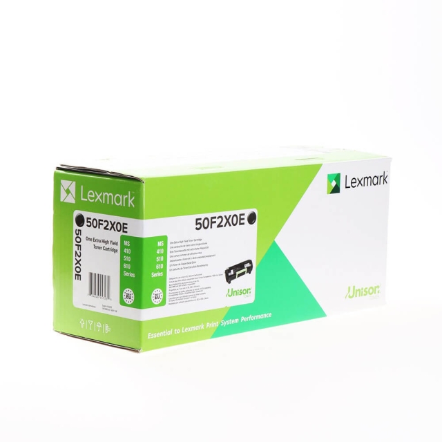 Lexmark Toner 50F2X0E Musta Corporate Return