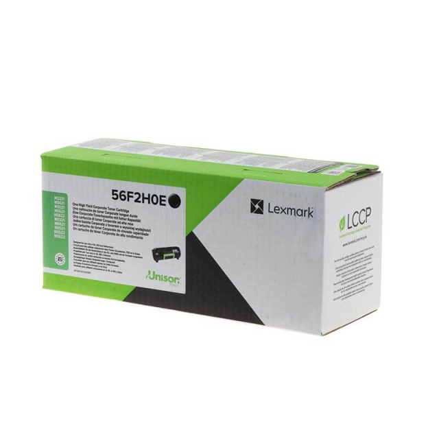 Lexmark Toner 56F2H0E Musta High Yield Corporate Return