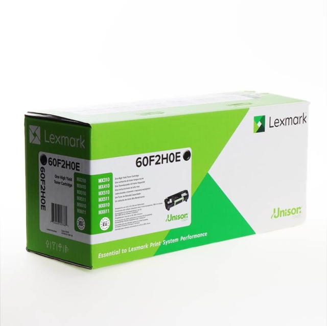 Lexmark Toner 60F2H0E Musta Corporate Return