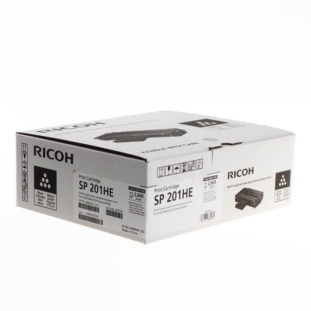 Ricoh Toner 407254 SP 201HE Musta