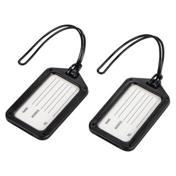 HAMA Luggage Tag 2-pack Black