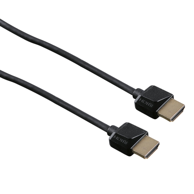 HAMA Johto HDMI Ethernet Flexislim 1.5m Musta
