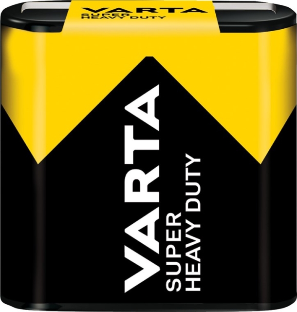 Varta 3R12/Flat (2012) batteri, 1 st. i folie Zink- kol batteri, 4,5 V