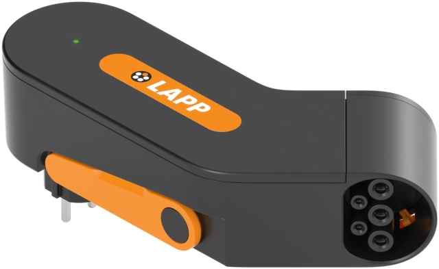 LAPP MOBILITY Mobility Dock laddare för elfordon (5555925000) upp till 2,3 kW, 10 A, 1-fas, för mobil laddning av hybrid- och elbilar med Typ 2-anslutning