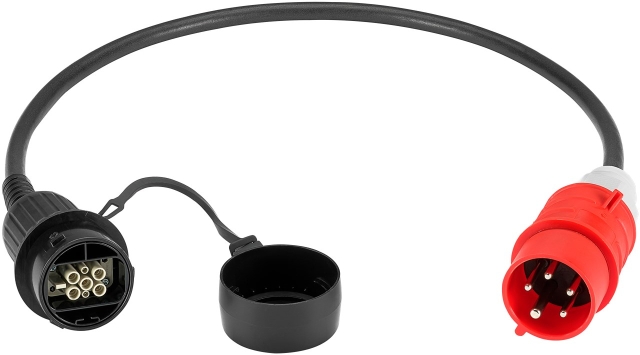 LAPP MOBILITY CEE-lataussovitin Universal, enintään 11 kW, 3-vaiheinen (5555923003) 16 A, sovitinkaapeli LAPP-latausasemalle Universal