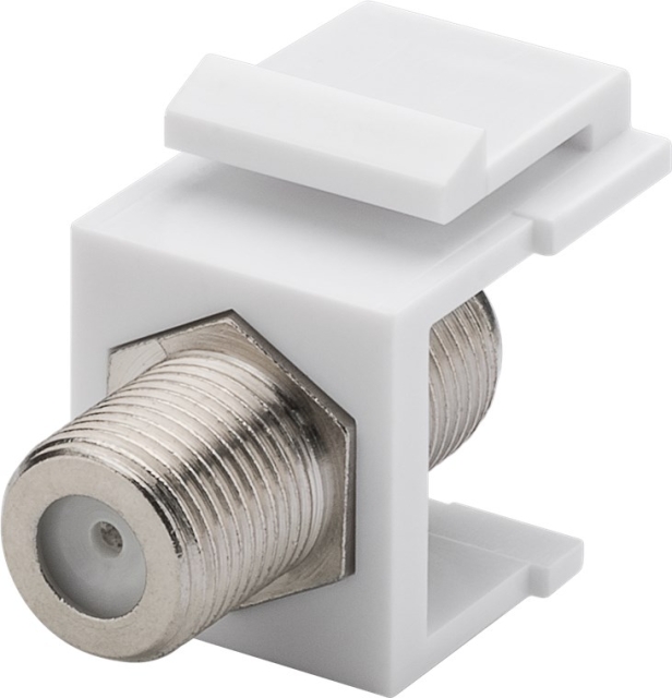 Goobay Keystone-modul, SAT/antenn F uttag 90 ° > F uttag 90 °
