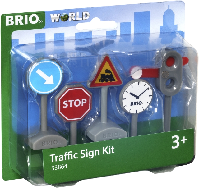 BRIO World 33864 - Liikennemerkit, 5 kpl pakkaus