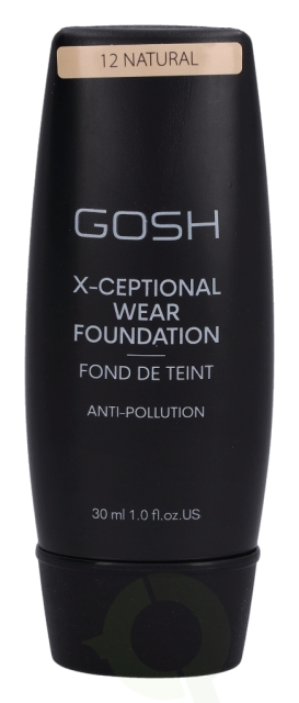 Gosh X-Ceptional Wear Foundation Long Lasting Makeup 30 ml #12 Natural