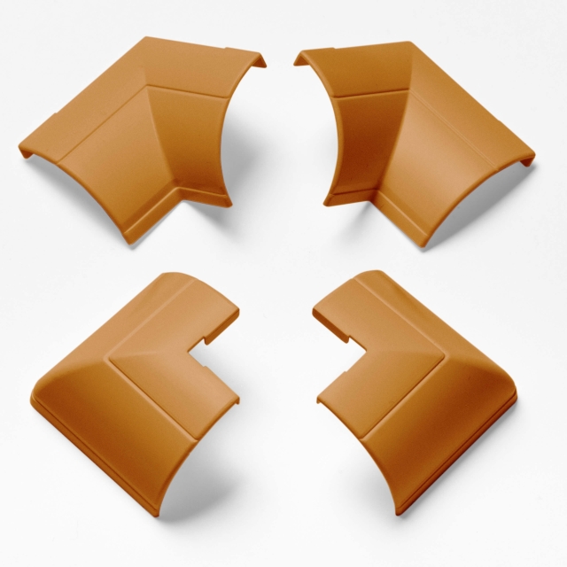 D-LINE Adapterisetti 22x22mm Tammenvärinen