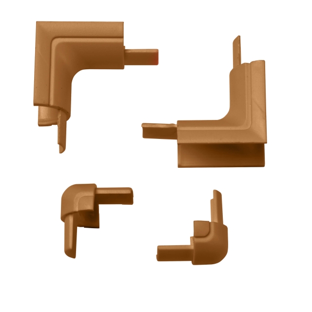 D-LINE Adapterisetti 16x8mm Tammenvärinen