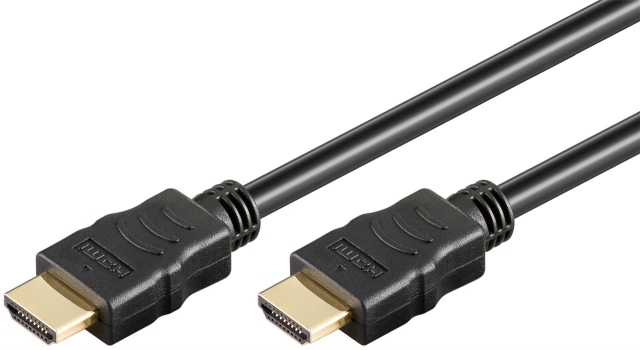 Goobay Erittäin nopea HDMI™-kaapeli Ethernetillä, sertifioitu HDMI™-liitin (tyyppi A) > HDMI™-liitin (tyyppi A), 5 m
