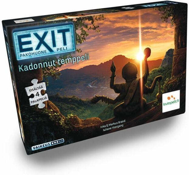 Lautapelit.fi EXIT Puzzle Kadonnut temppeli - pakohuonepalapeli