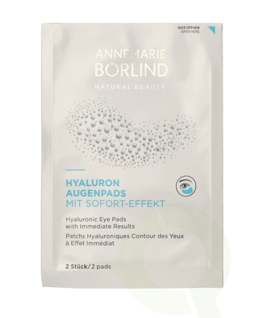 Annemarie Borlind Hyalluronic Eye Pads 14.88 gr 6x2 pcs