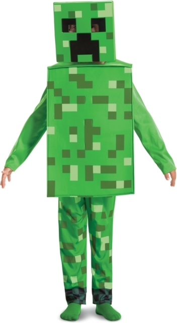 Disguise Minecraft Creeper Fancy -asu, 7-8 v, 127-136 cm