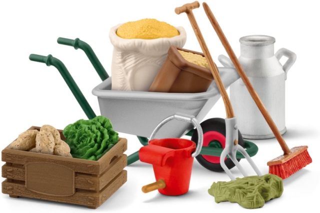 Schleich Farm World 42610 Tallitarvikkeet