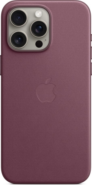 Apple iPhone 15 Pro Max FineWoven-kuori MagSafella, mulperinpunainen