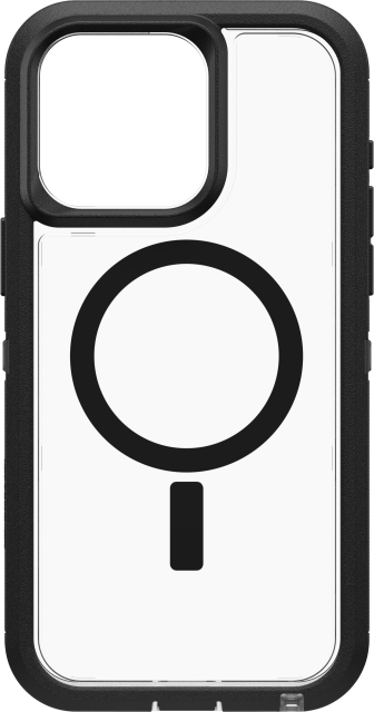 Otterbox Defender XT -suojakuori, iPhone 15 Pro Max, musta / kirkas