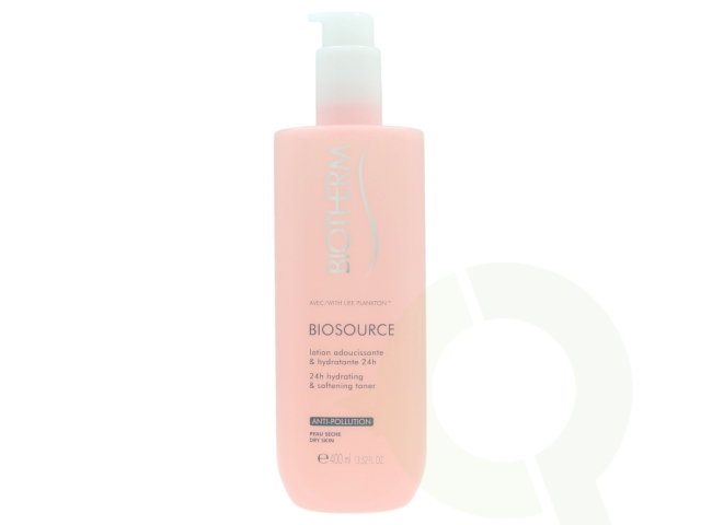 Biotherm Biosource 24H Hydrating Softening Toner 400 ml Dry Skin/Suitable For Sensitive Skin/With Life Plankton/24H