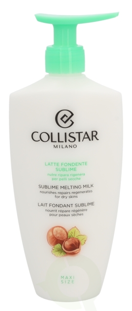 Collistar Sublime Melting Milk 400 ml For Dry Skins