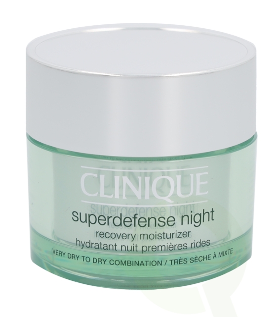 Clinique Superdefense Night Recovery Moisturizer 50 ml Very Dry to Dry Combination 1,2