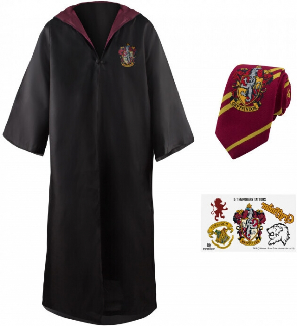 Cinereplicas Harry Potter Rohkelikko (Gryffindor) -velhonkaapu, L-koko