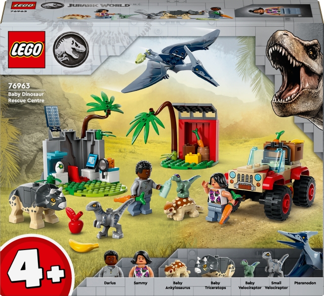 LEGO Jurassic World 76963  - Dinosauruspoikasten pelastuskeskus