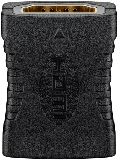 Goobay HDMI™-adapter, Guldpläterad (4K @ 60 Hz) HDMI™-uttag (typ A) > HDMI™-uttag (typ A)