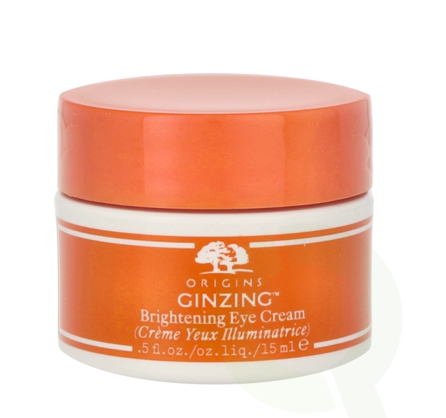 Origins Ginzing Brightening Eye Cream 15 ml With Caffeine And Ginseng - Warm